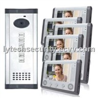 Apartment Video Door Phone System-One Outdoor Station and Six User Monitors (LY-AVDP801-1-6)