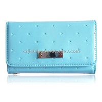 Blue PU Iphone Bag, Iphone Pouch, Iphone Case