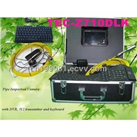 CCTV Video Pipe Drain Inspection Camera System TEC-Z710DLK with DVR&amp;amp;Keyboard and Transmitter
