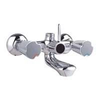 Double Handle Bath Mixer Wall-Mounted (Bath Faucet ) Ceramic Disc Cartridge