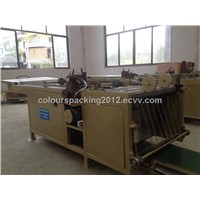 Double-head sewing machine for cement bags
