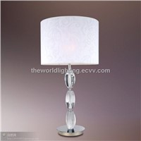 TL-028-Table Lamp with White Silk Lampshape