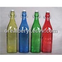 color swing top glass bottles