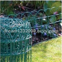 garden border fence plastic coated mesh 82*150mm mesh size 2.0/3.0mm diameter