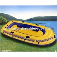 pvc 3 people inflatable fishing boat for sale