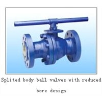 splited ball valve with reduced core