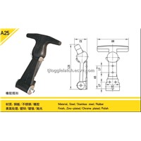 rubber  industrial handle latch,rubber toggle latch