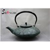 Cast iron teapot bamboo pattern SRTP003