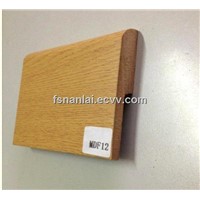 MDF Skirting Board Covered with PVC Wood Grain Foil