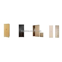 MDF and Particle Board Wooden Melamine Wardrobe