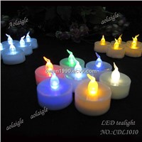 New style unscented colored tea light candles