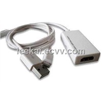 Promotional MHL-to-HDMI Female Adapter Cable, Compatible with HTC G14 Sensation