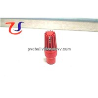 Red Thread PVC Foot Valve