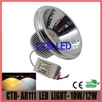 10W LED AR111 Reflector Spot Lamp with 230V External Driver and SHARP LED chips