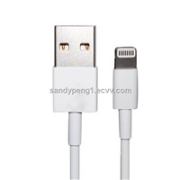 8 Pin USB Sync Data/Charging Cable for iPhone 5 (White, 1m)