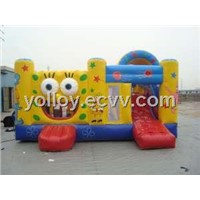 Cool Sponge Bob Inflatable Bouncy Castle House