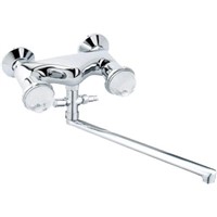 Double Handle Shower/ Kitchen Mixer Wall-Mounted (Sink Mixer/Sink Tap/Sink Faucet)