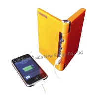 Foldable solar charger with USB outlets for Iphone