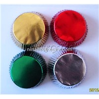 Gold/Silver Colorful Aluminium Foil Cupcake Liners, Muffin cases for cup cake baking FREE shipping