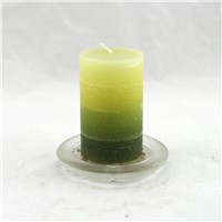 Green Pillar Craft Candle (RC-278)