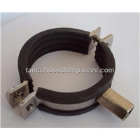 Heavy Duty Pipe Clamp with Rubber