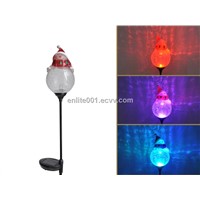 Holiday Light for Christmas,Solar Garden Decoration,Multi-Color Led Lamp, Glass+Acrylic