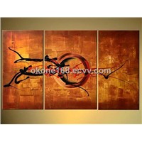 Modern decorative abstract oil painting