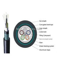 Outdoor GYTA53 Direct Burial Armored Underground Fiber Optical Cable with High Quality