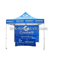 Outdoor folding tent with logo printed