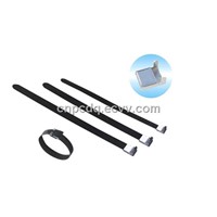 PVC sprayed stainless steel cable tie BZ-L series