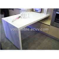 Popular style composite acrylic table/corian countertop