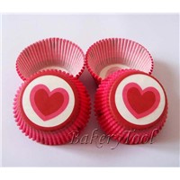 Valentine's Day gift pink cupcake liners baking cups for amazing cupcake