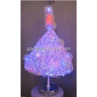 aluminum decorative LED Christmas tree table lamp