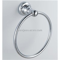 brass chrome plated towel ring