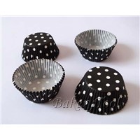 classical elegant polka dots cupcake liners for Mother's Day