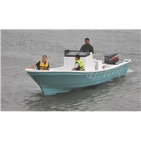 Liya boat,fiberglass fishing boat 7.6m--with CE