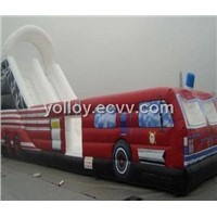 Inflatable Truck Bouncy Slide