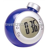 plastic functionable waterpower clock for promotion gift