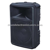 plastic speaker 15&amp;quot;, PA plastic sound speaker system PL-15