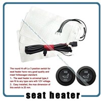 universal hi-off-low round switch seat heater