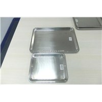 stainless steel tray turkey tray serving tray s/s square tray