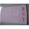 100% cotton jacquard velour beach towel with embroidery