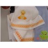 100% cotton towel with embroidery