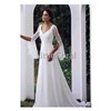 E5079 V neck,cheap wedding dress,bridal gown,chiffon bridal dress