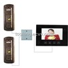 New Item Video Door Phone Kits with 2 Outdoor Unit +2pcs Pinhole Rainproof Camera