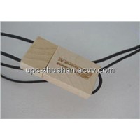 Free Shipping!!! Lanyards Wood USB 2.0 Drive