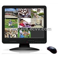 8CH H.264 Stand-Alone Network DVR With 15" LCD
