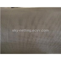 AISI 304 Twill Weaved Stainless Steel Wire Mesh