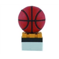 Cartoon blown basketball Custom Usb Flash Drives in PVC for Netbook