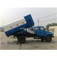 DongFeng140 Long Head Side Load Lifter Garbage Truck